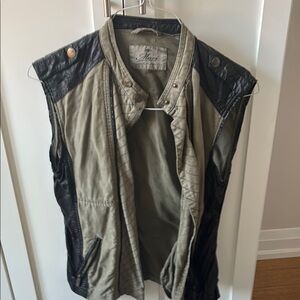 Mavi Khaki and Black Vest
